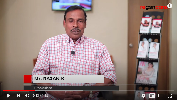 Testimonial of Rajan at regencare